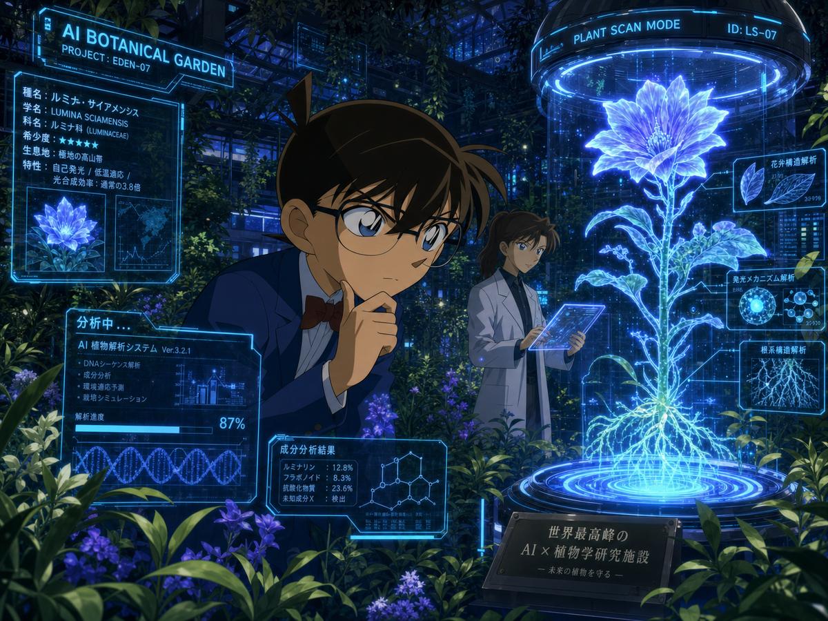 少女萝莉AI植物视频-智能识别室内植物